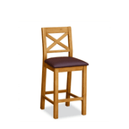 Tabouret de bar Sonia avec assise rembourrée