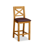 Tabouret de cuisine Sonia en chêne