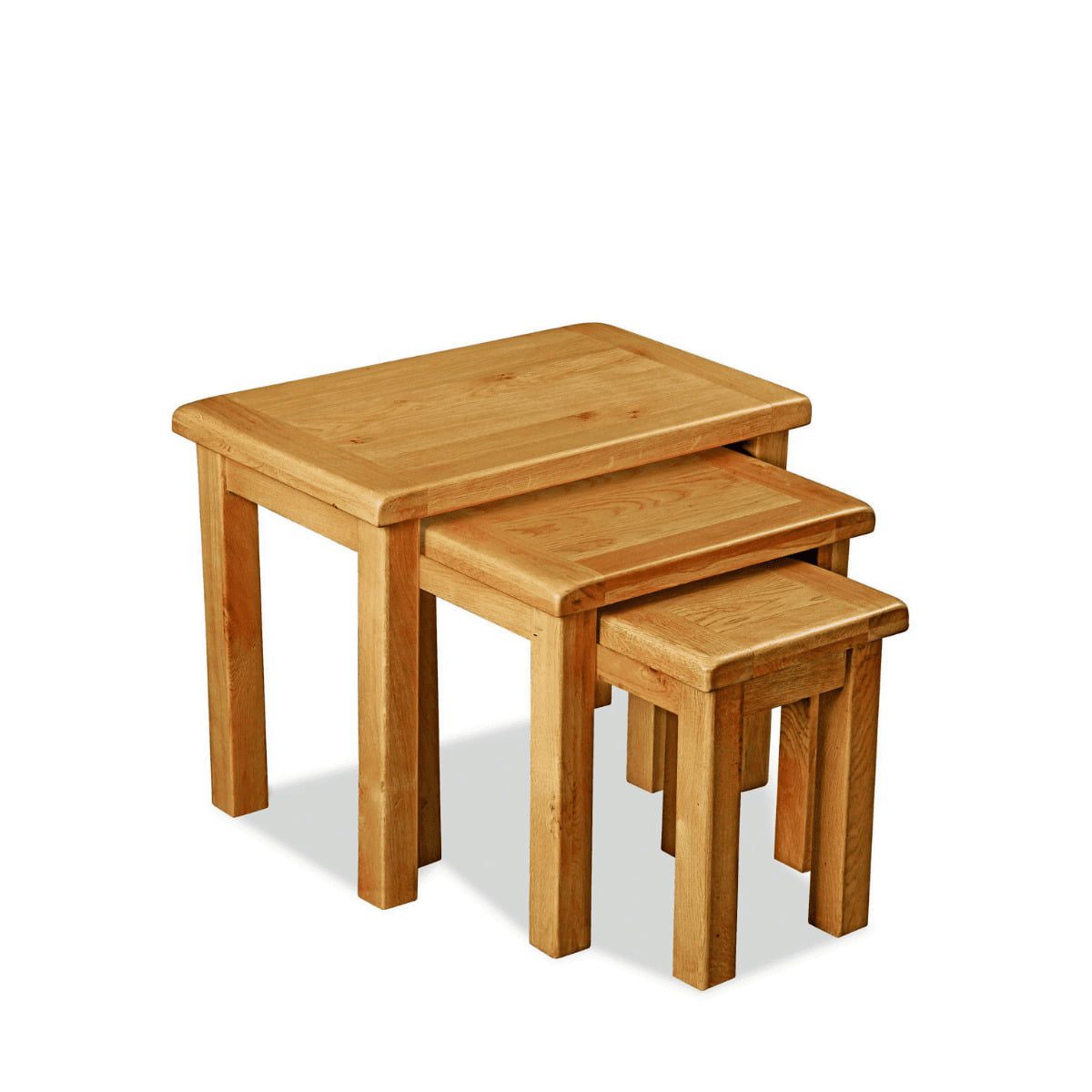 Ensemble de 3 tables gigognes Sonia Oak