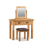 Miroir de coiffeuse rustique Sonia Oak