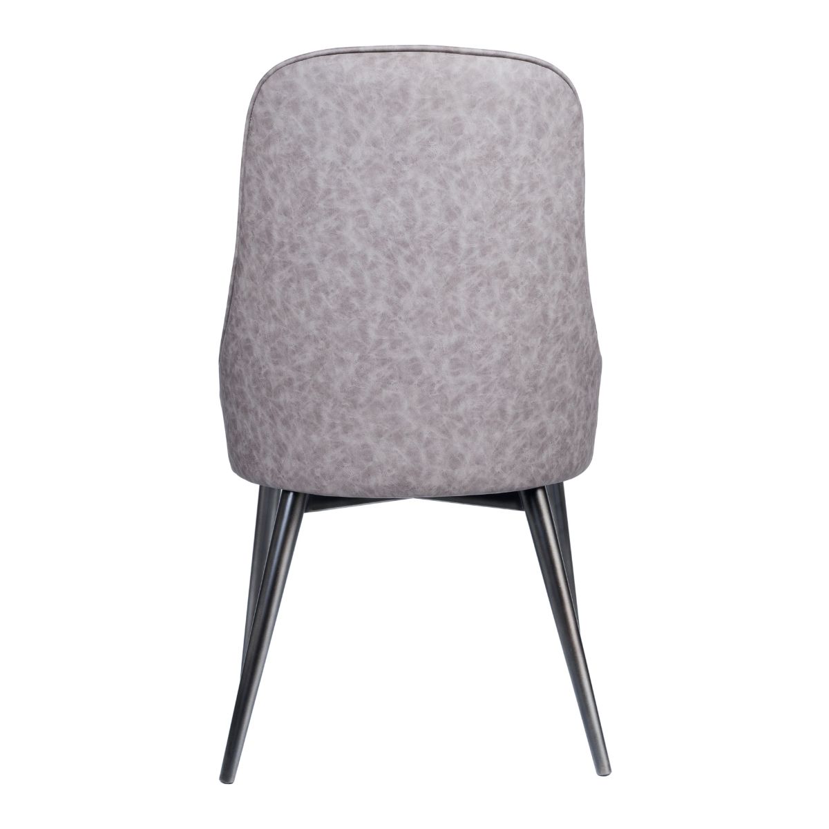 Chaise de salle à manger rembourrée gris sterling