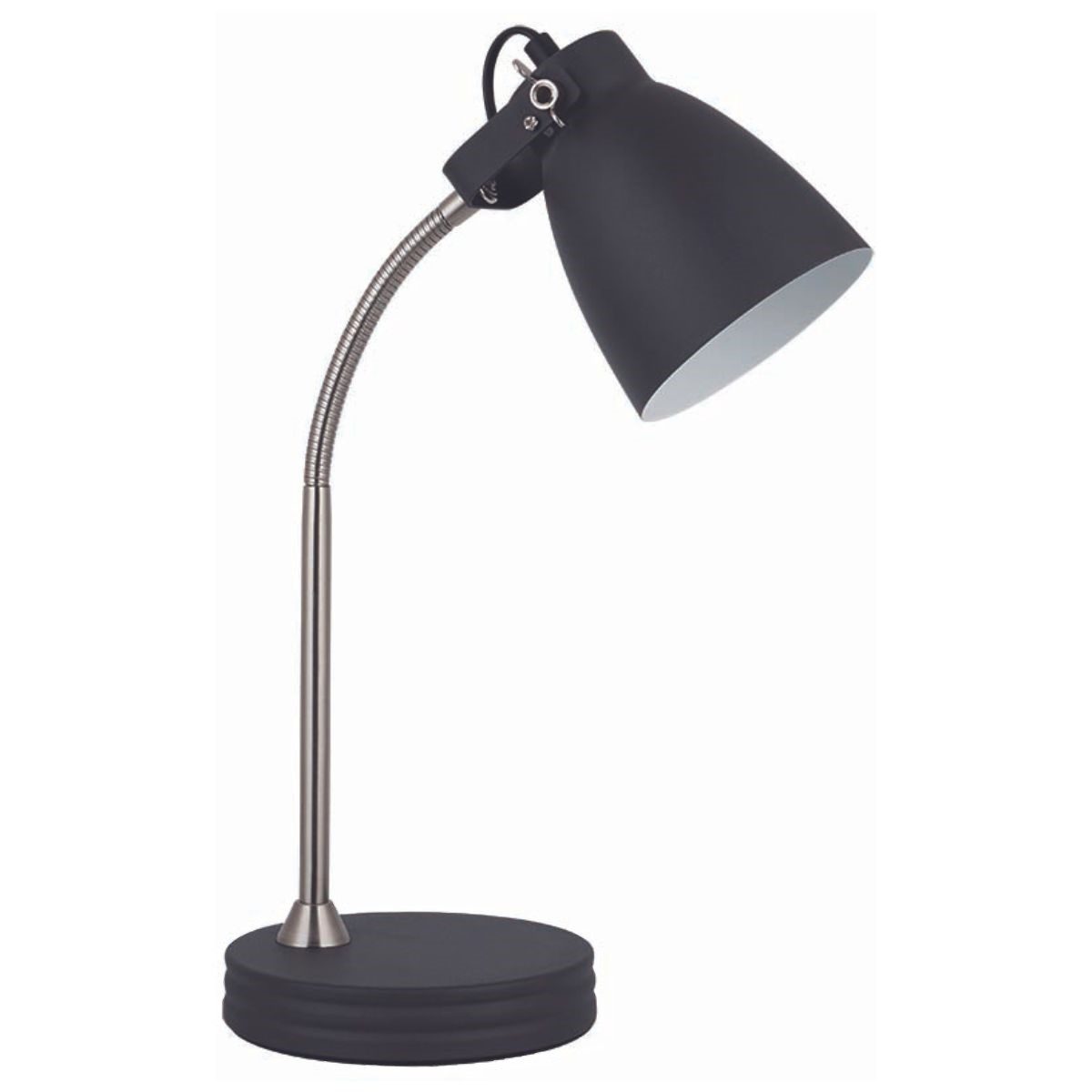 Lampe de bureau gris foncé