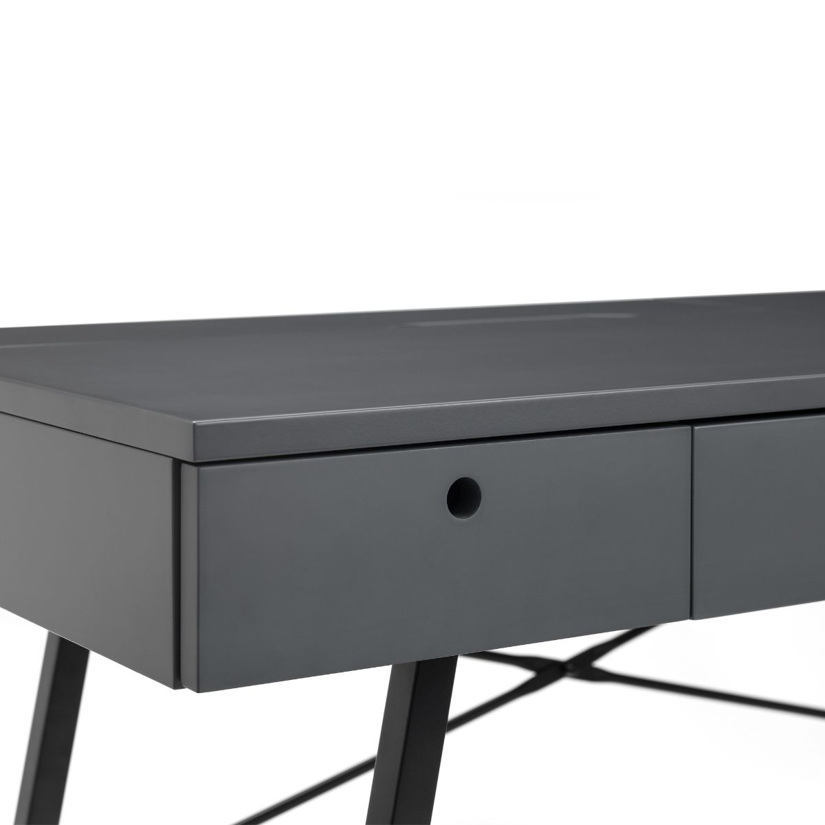 Bureau compact Topeka gris
