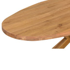 Table de salle à manger ovale en chêne Tilman