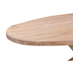 Table de salle à manger ovale en chêne Tilman