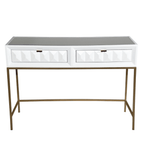 Console Volos blanche brillante