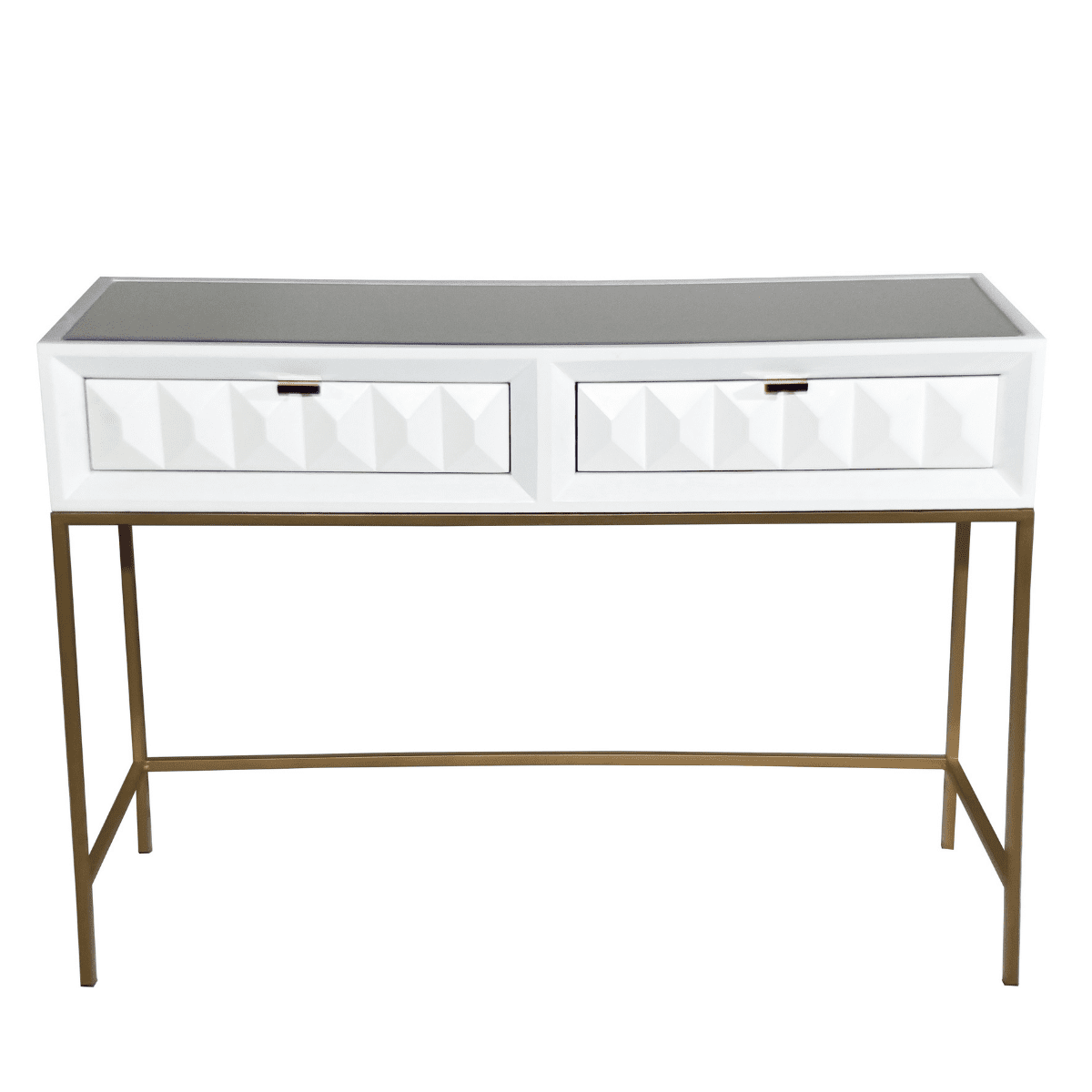 Console Volos blanche brillante
