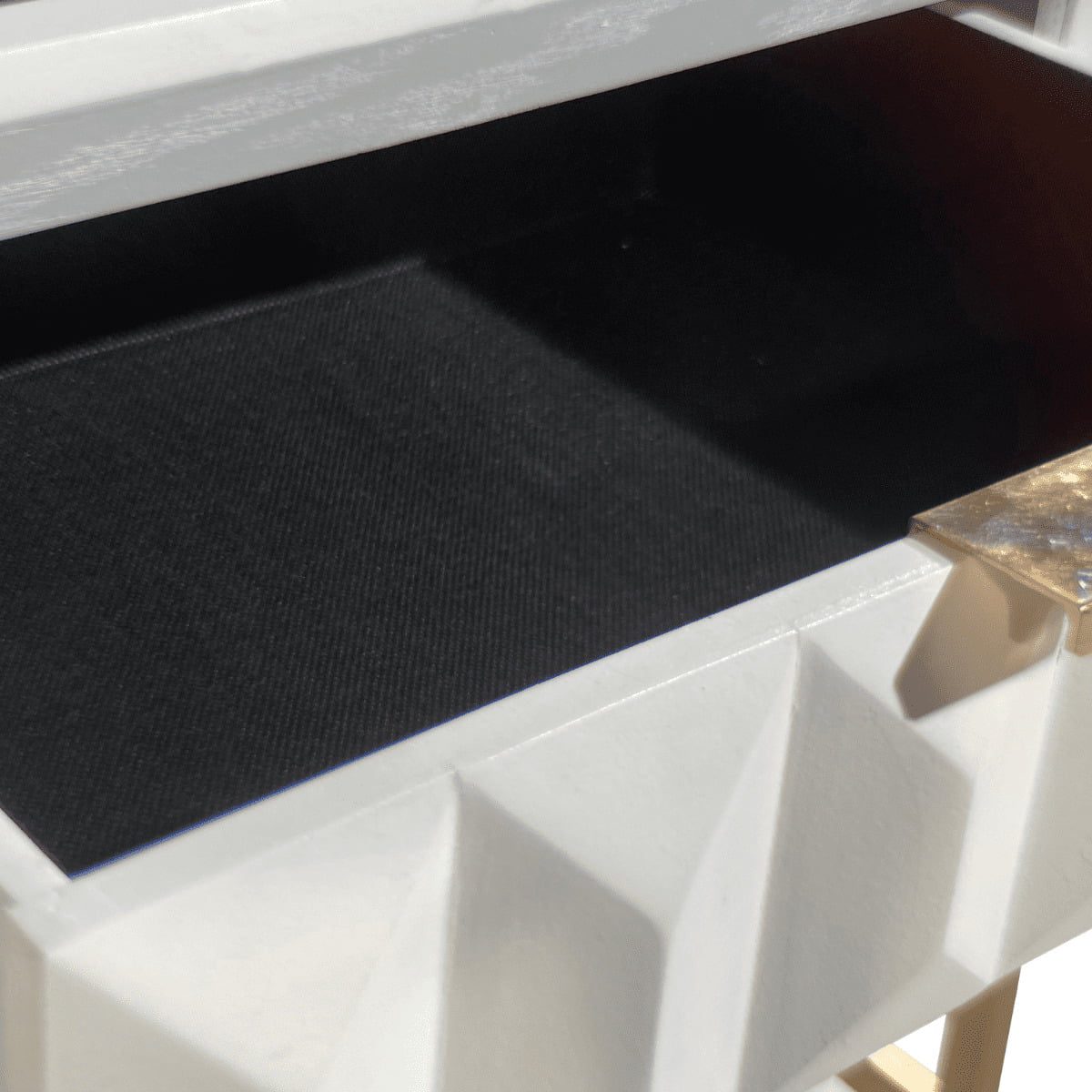 Console Volos blanche brillante