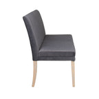 Banquette de salle à manger longue en velours Valentia Oak