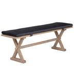 Banc de salle à manger Valentia en chêne blanc 1,5 m