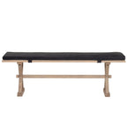 Banc de salle à manger Valentia en chêne blanc 1,5 m