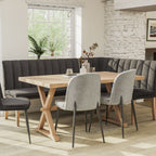 Table de salle à manger en chêne Valentia Farmhouse