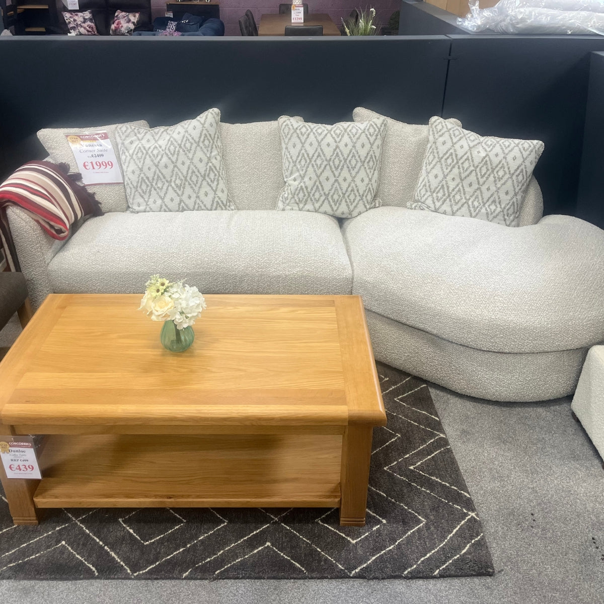 Canapé d'angle Vanessa - Modèle en liquidation