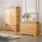 Coffre à toilette en chêne Vardon