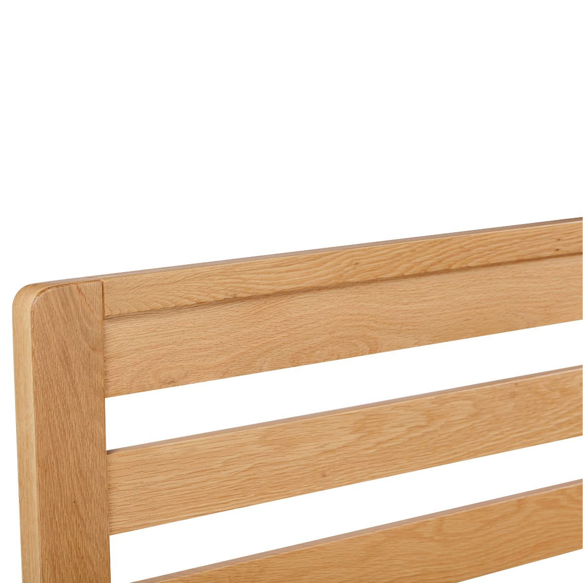 Cadre de lit bas en chêne Vardon