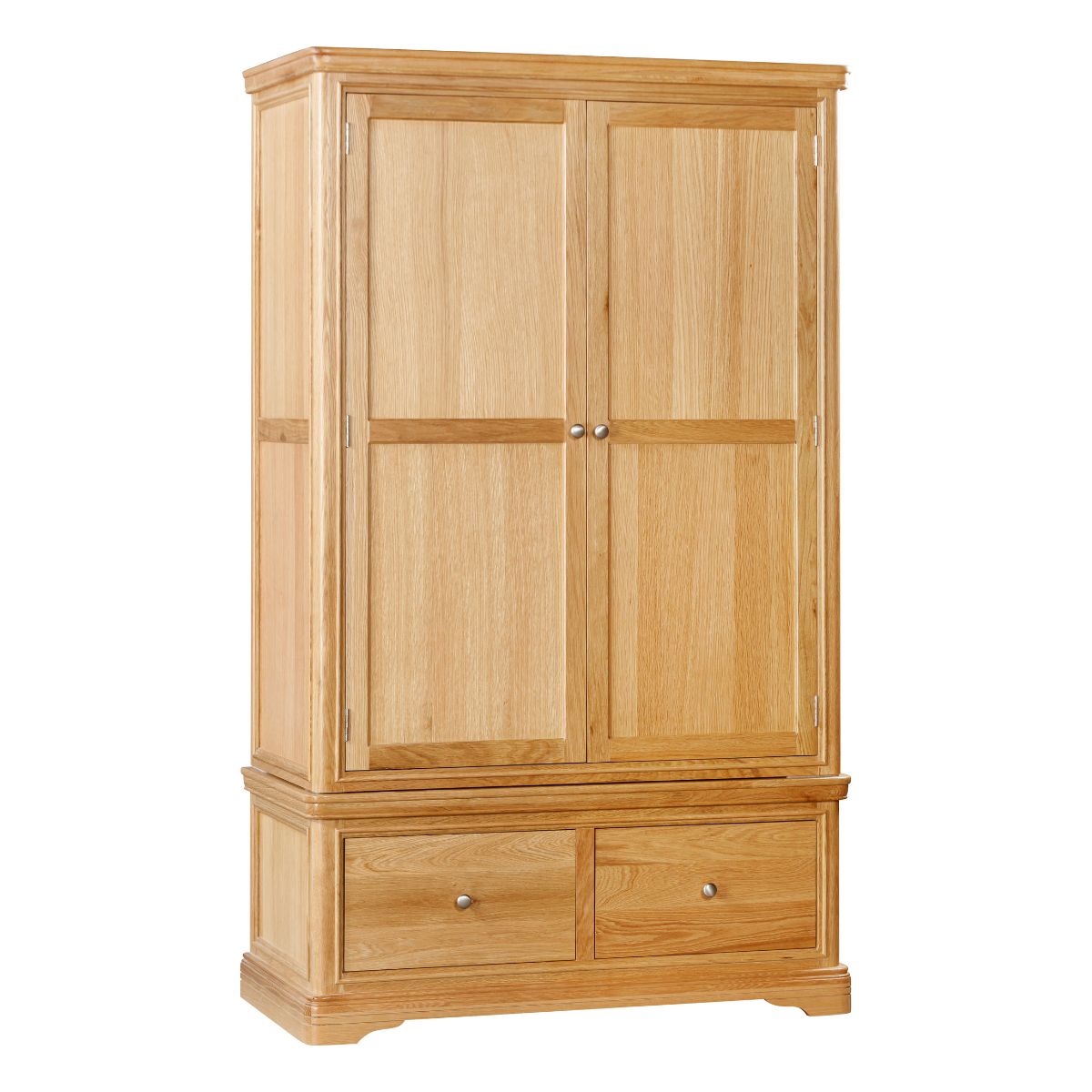 Armoire Vardon en chêne avec tiroirs