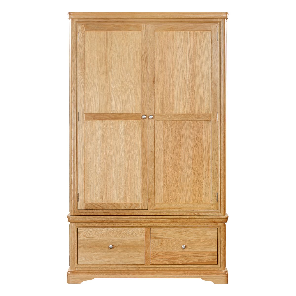 Armoire Vardon en chêne avec tiroirs