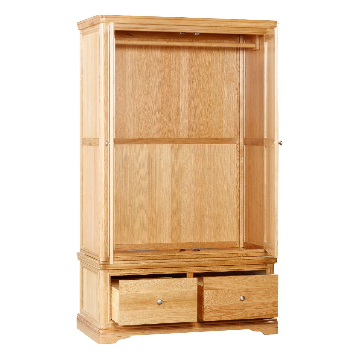 Armoire Vardon en chêne avec tiroirs