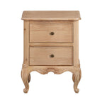 Table de chevet Versailles en chêne sculpté