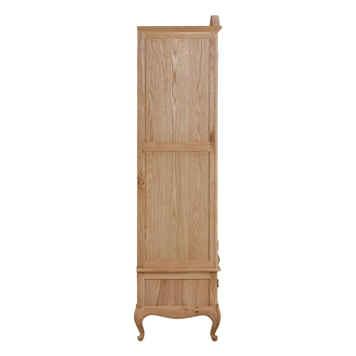 Armoire Versailles en chêne à 2 portes avec tiroirs
