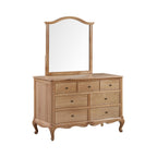 Commode Versailles en chêne à 7 tiroirs