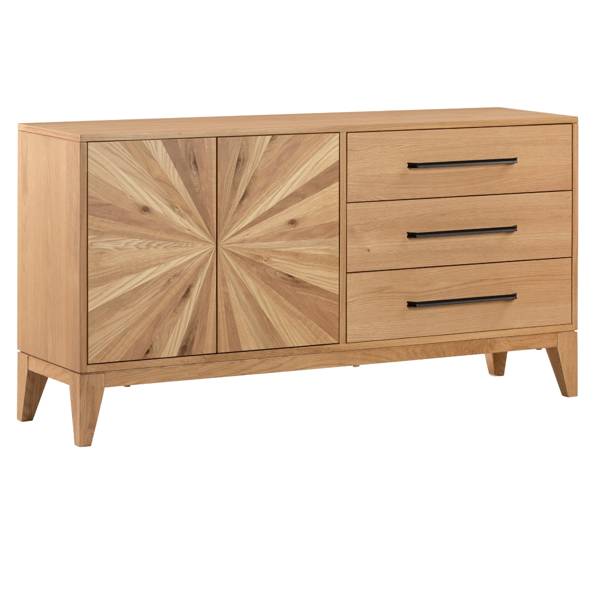 Buffet Virgil en chêne naturel