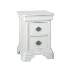 Table de chevet Chanel blanche brillante