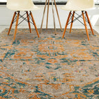 Tapis Arabesque Nuage Colores