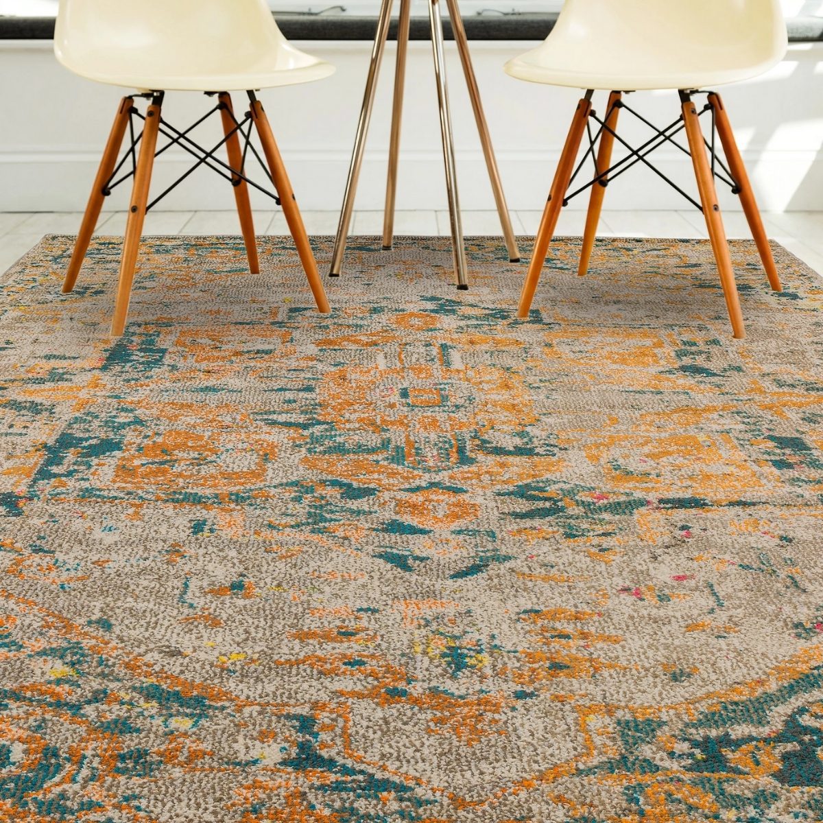 Tapis Arabesque Nuage Colores