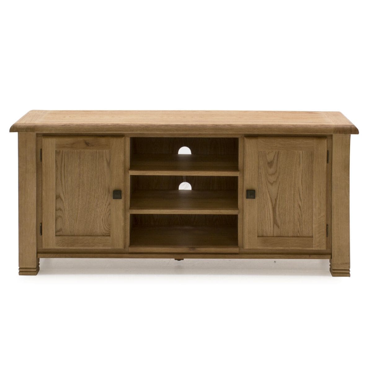 Meuble TV rustique en chêne Dunloe