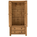 Armoire Dunloe à 2 portes en chêne massif