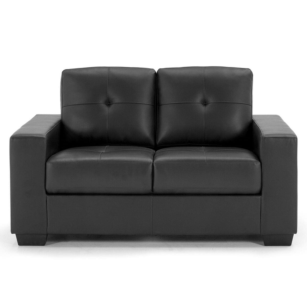 Canapé moderne en cuir Gordon 2 places