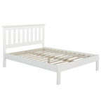 Cadre de lit Lolly White en bois massif