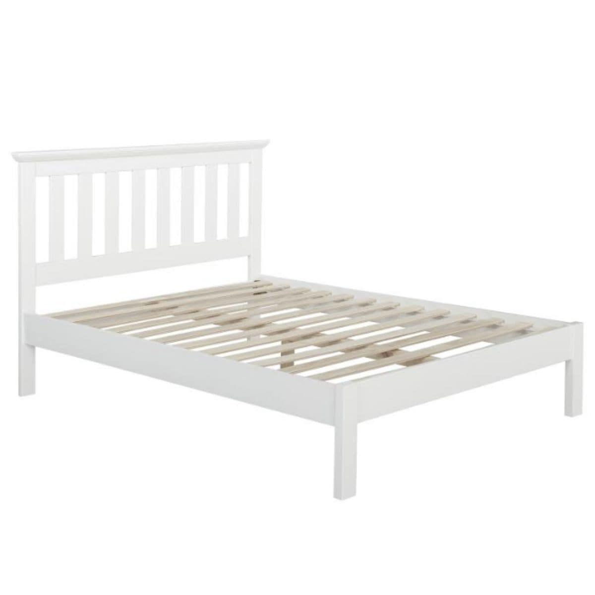 Cadre de lit Lolly White en bois massif