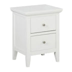 Table de chevet blanche moderne Lolly