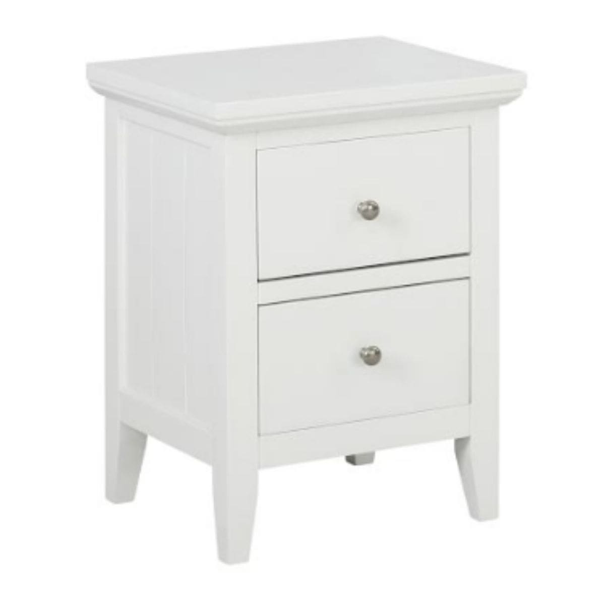 Table de chevet blanche moderne Lolly