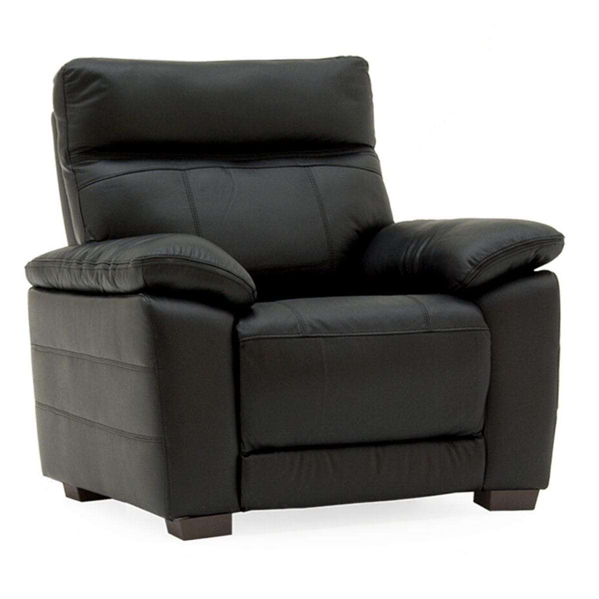 Fauteuil inclinable en cuir Pomona