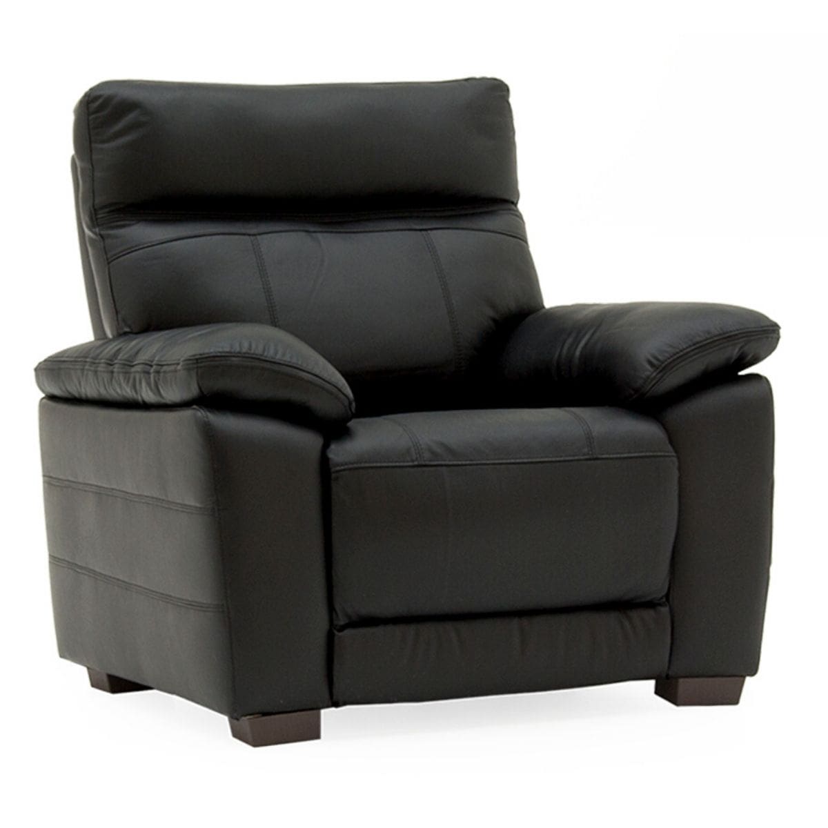 Fauteuil en cuir Pomona