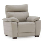 Fauteuil en cuir Pomona
