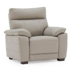 Fauteuil en cuir Pomona