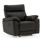 Fauteuil inclinable en cuir Pomona