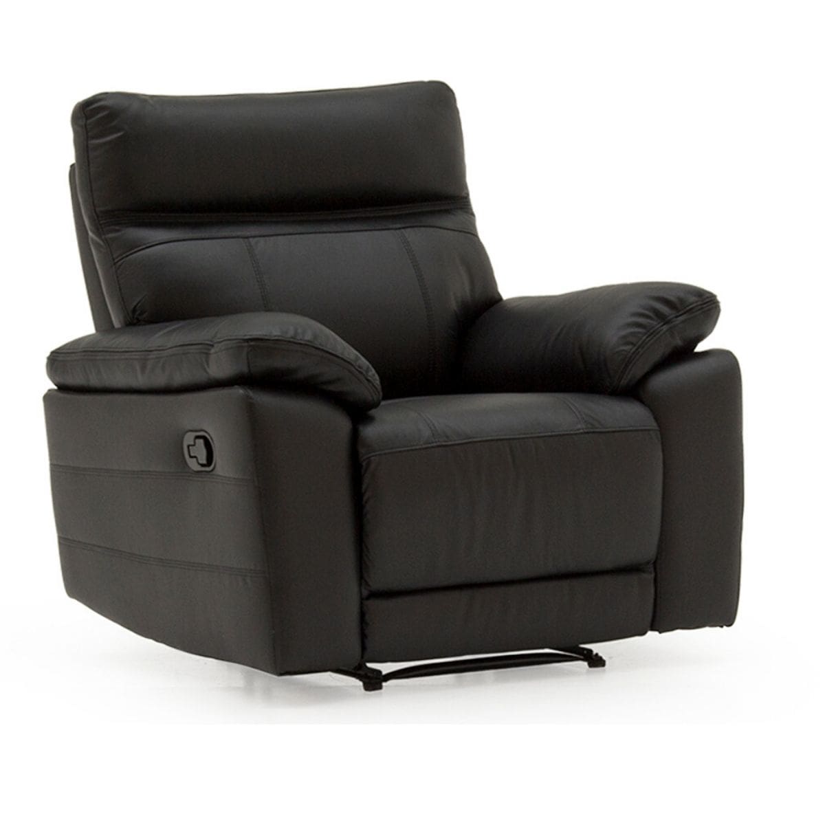 Fauteuil inclinable en cuir Pomona
