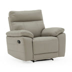 Fauteuil inclinable en cuir Pomona