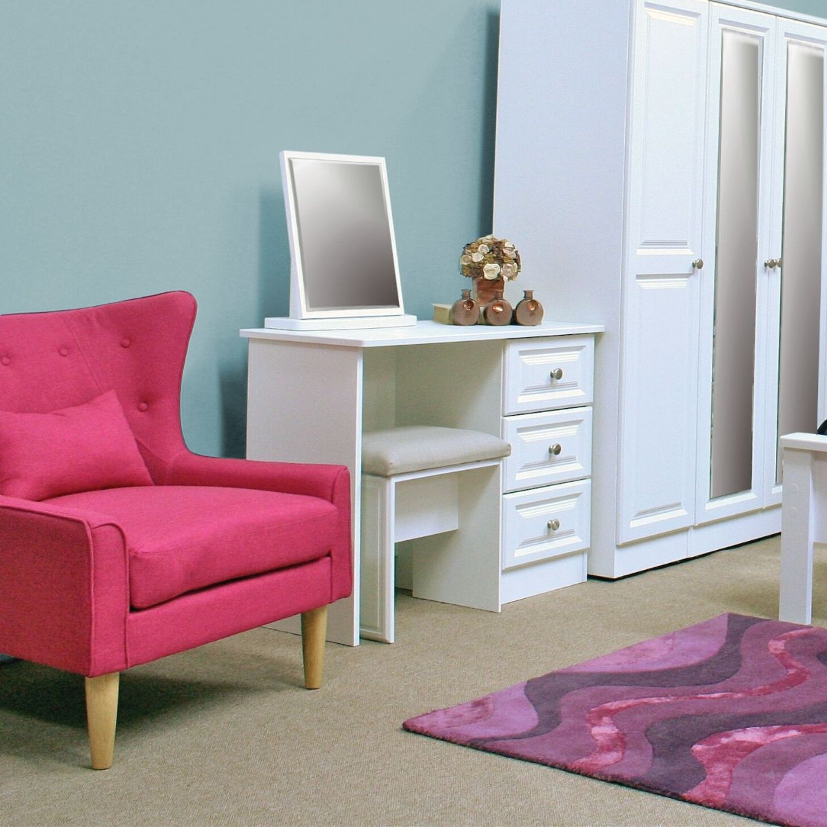 Armoire blanche moderne du Pays de Galles